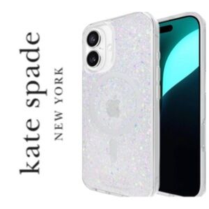 KATE SPADE NEW YORK LIQUID GLITTER OPAL IRIDESCENT MAGSAFE IPHONE 15 PRO CASE